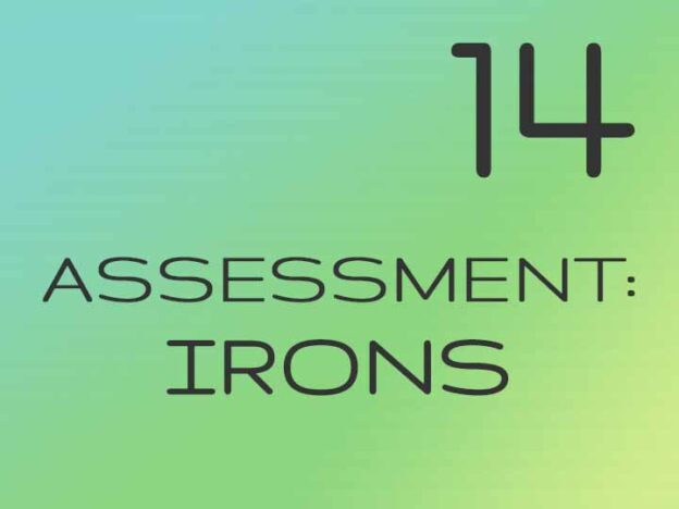 14 - Assessment: Irons