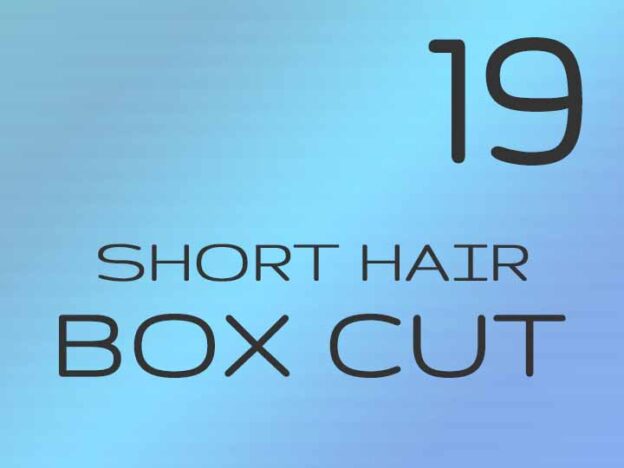 19 - Short Hair: Box Cut